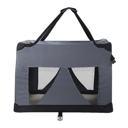 Pet Carrier Soft Crate Dog Cat Travel 82X58Cm Foldable Car Xl