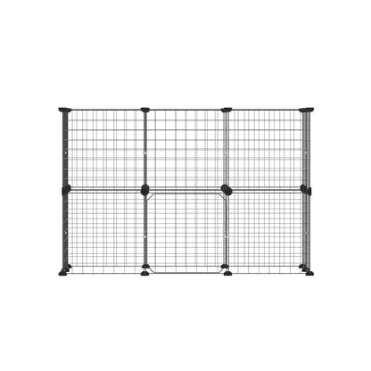 Pet Dog Playpen Enclosure Cage 20 Panel Puppy Fence Play Pen Foldable Metal