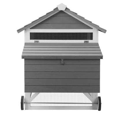 Versatile Chicken Coop and Rabbit Hutch Combo: Spacious Shelter for Pets