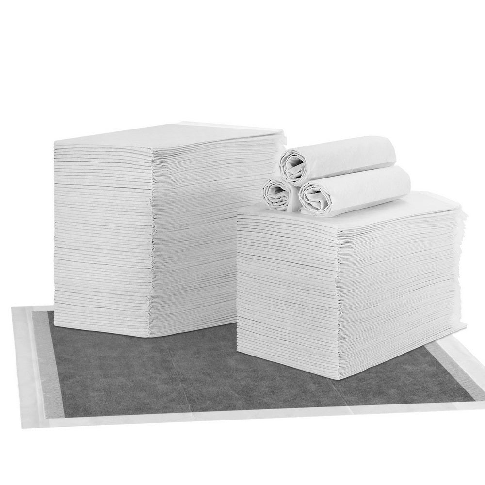 Pet Training Pads 200Pcs 60X60Cm Puppy Dog Toilet Pee Indoor Super Absorbent Grey