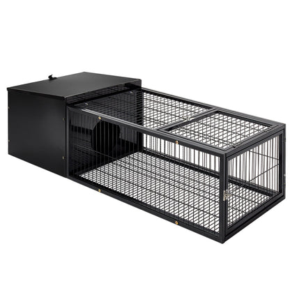 Rabbit Cage 122X52Cm Hutch Enclosure Carrier Metal
