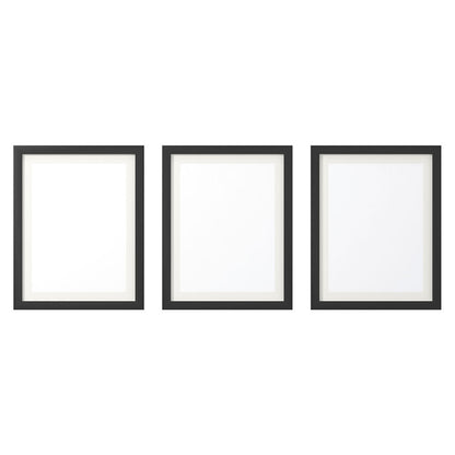 Photo Frame 3Pcs Set Black