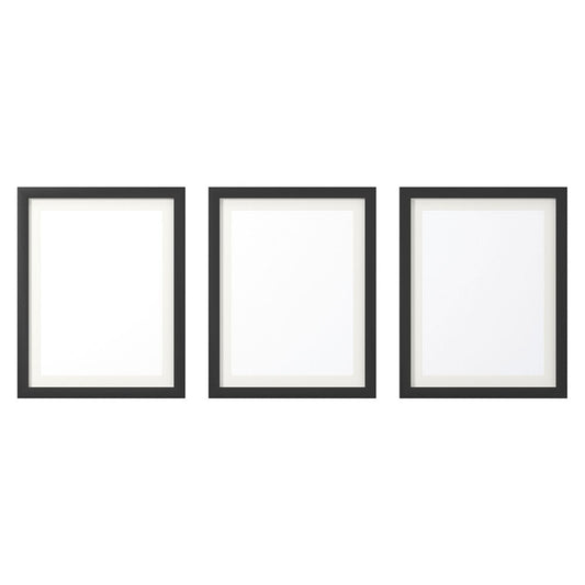 Photo Frame 3Pcs Set Black