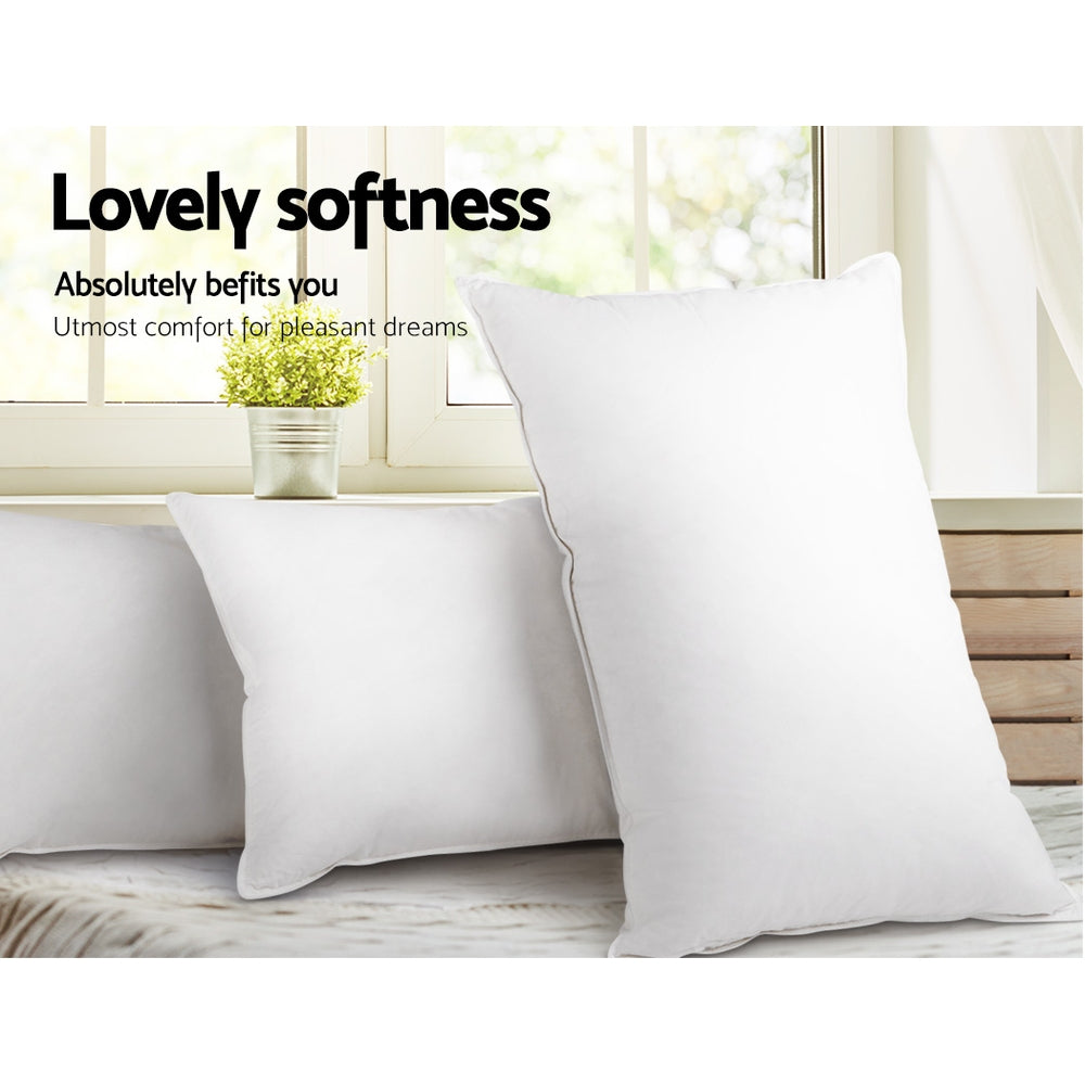 4 Pack Bed Pillow Family Hotel 48X73Cm