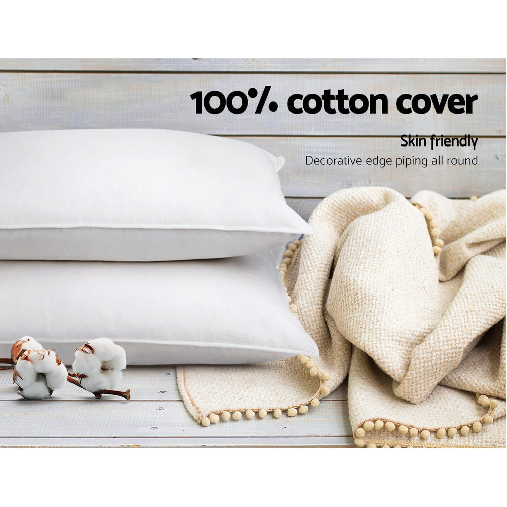 4 Pack Bed Pillow Family Hotel 48X73Cm