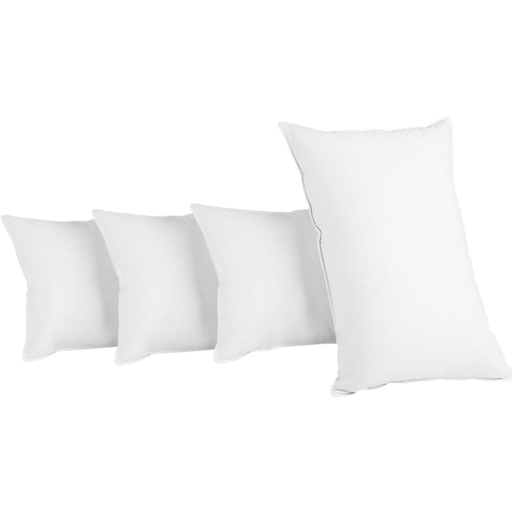 4 Pack Bed Pillow Family Hotel 50X90Cm