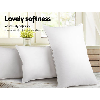 4 Pack Bed Pillow Family Hotel 50X90Cm
