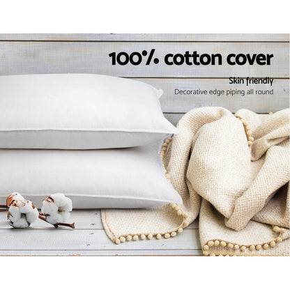 4 Pack Bed Pillow Family Hotel 50X90Cm