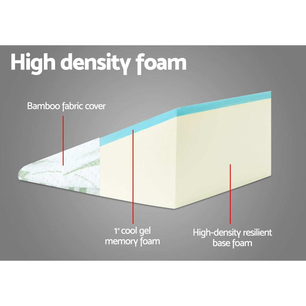 Wedge Pillow Bamboo Cover Twin Pack