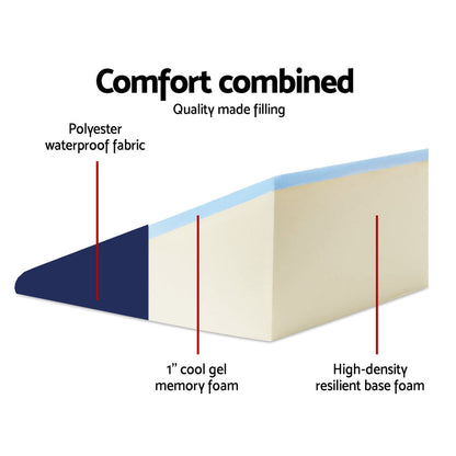 Wedge Pillow Blue Twin Pack
