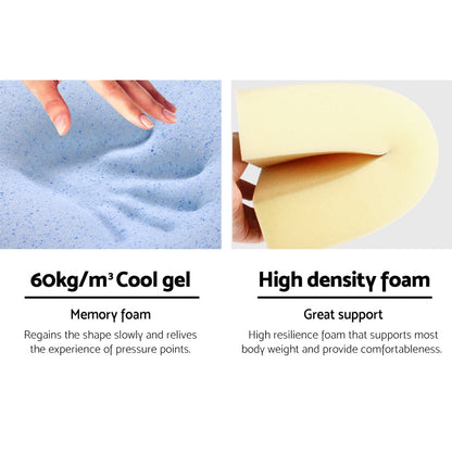 Wedge Pillow Blue Twin Pack