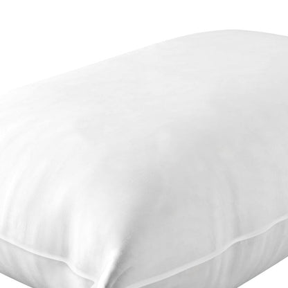 Simple Deals Pillow Goose Feather Down Standard Pillows Cotton Cover - Twin Pack