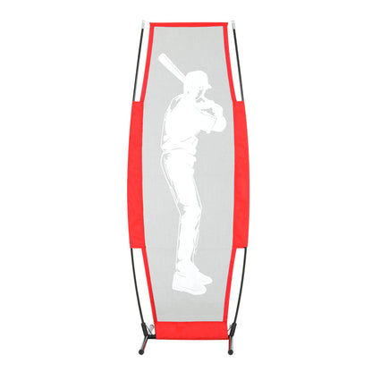 Baseball Net Pitching Kit With Stand Rebound Net Training Aid