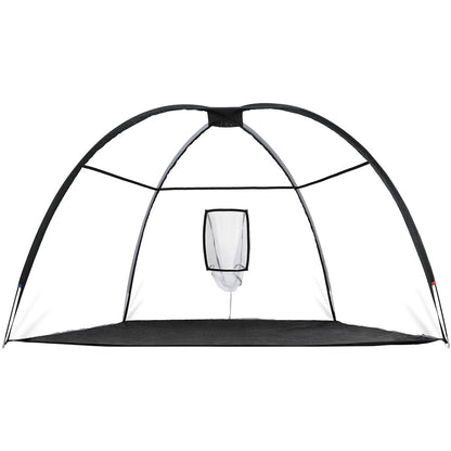 3.5M Golf Practice Net Portable Training Aid Driving Target Tent Black