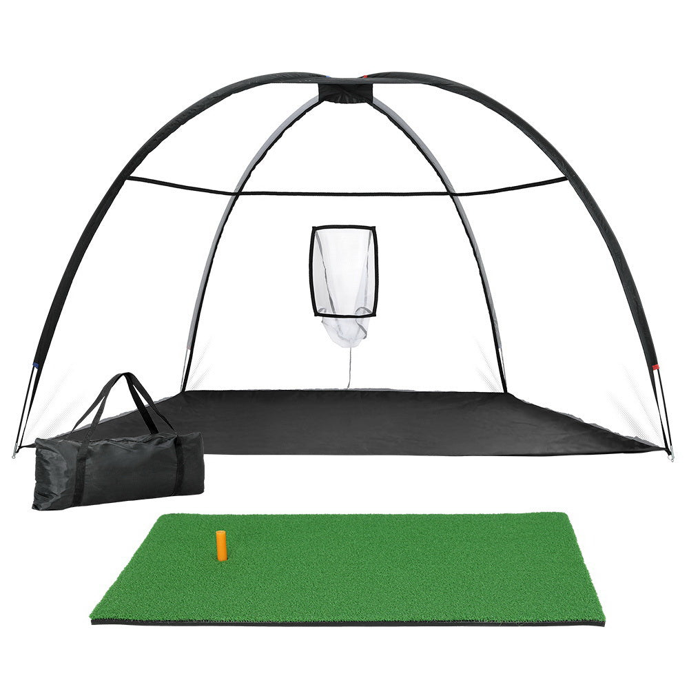 3.5M Golf Practice Net With Driving Mat Training Aid Target Hitting