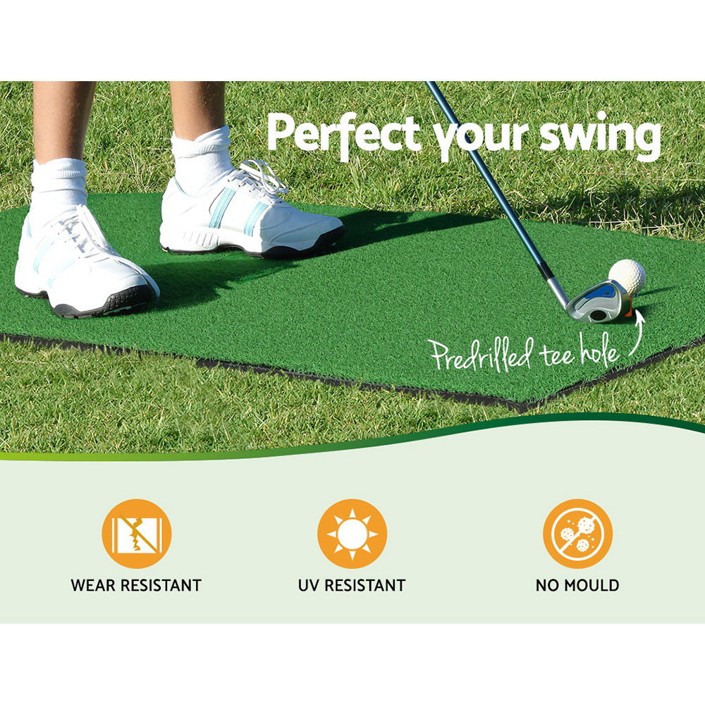 3.5M Golf Practice Net With Driving Mat Training Aid Target Hitting