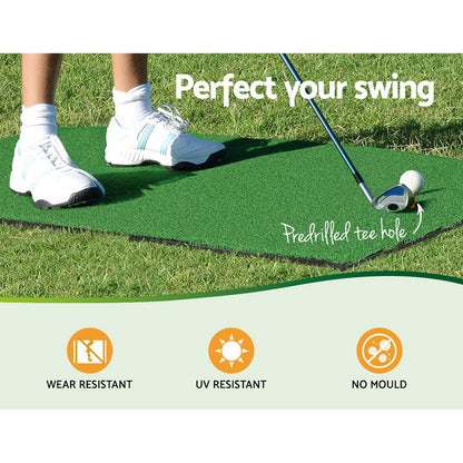 3.5M Golf Practice Net With Driving Mat Training Aid Target Hitting