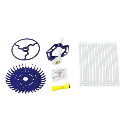 Pool Cleaner Automatic Vacuum Floor Climb Suction Swimming Hose 10M