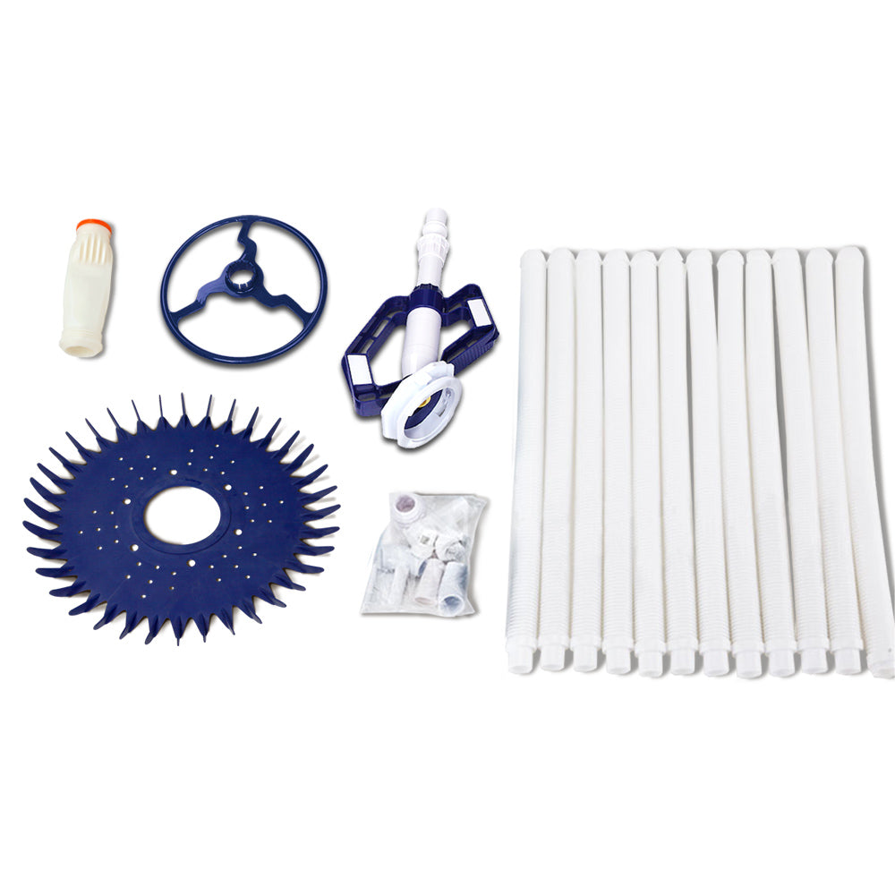 Pool Cleaner Automatic Vacuum Floor Climb Suction Swimming Hose 10M