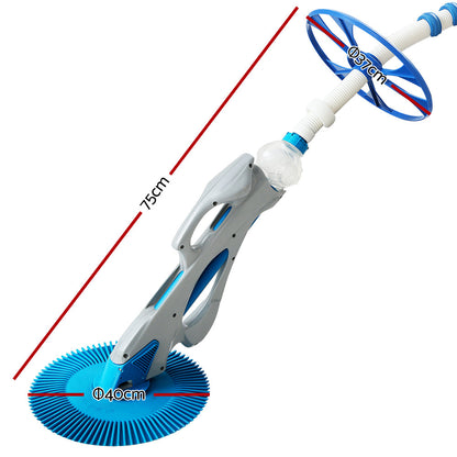 Swimming Pool Cleaner Automatic Vacuum Suction 10M Hose