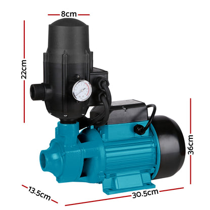Peripheral Water Pump Garden Boiler Car Wash Auto Irrigation Qb80 Black