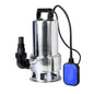 1800W Submersible Dirty Water Pump Bore Tank Well Steel Automatic Clean