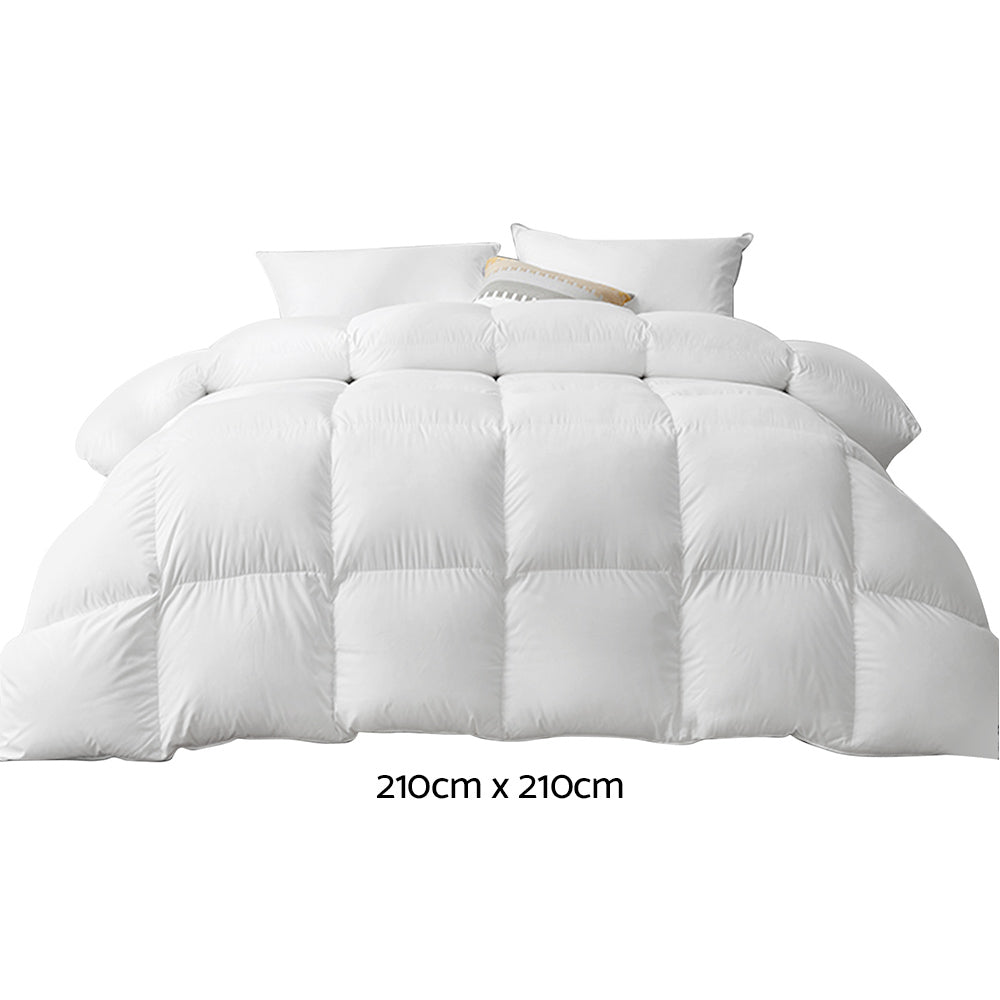 800Gsm Goose Down Feather Quilt Queen