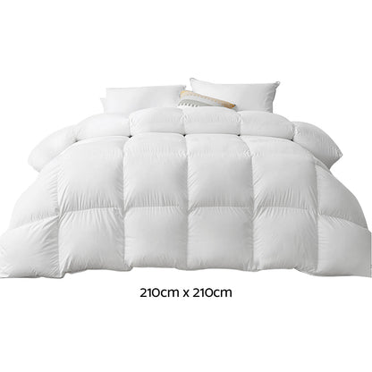 500Gsm Goose Down Feather Quilt Queen