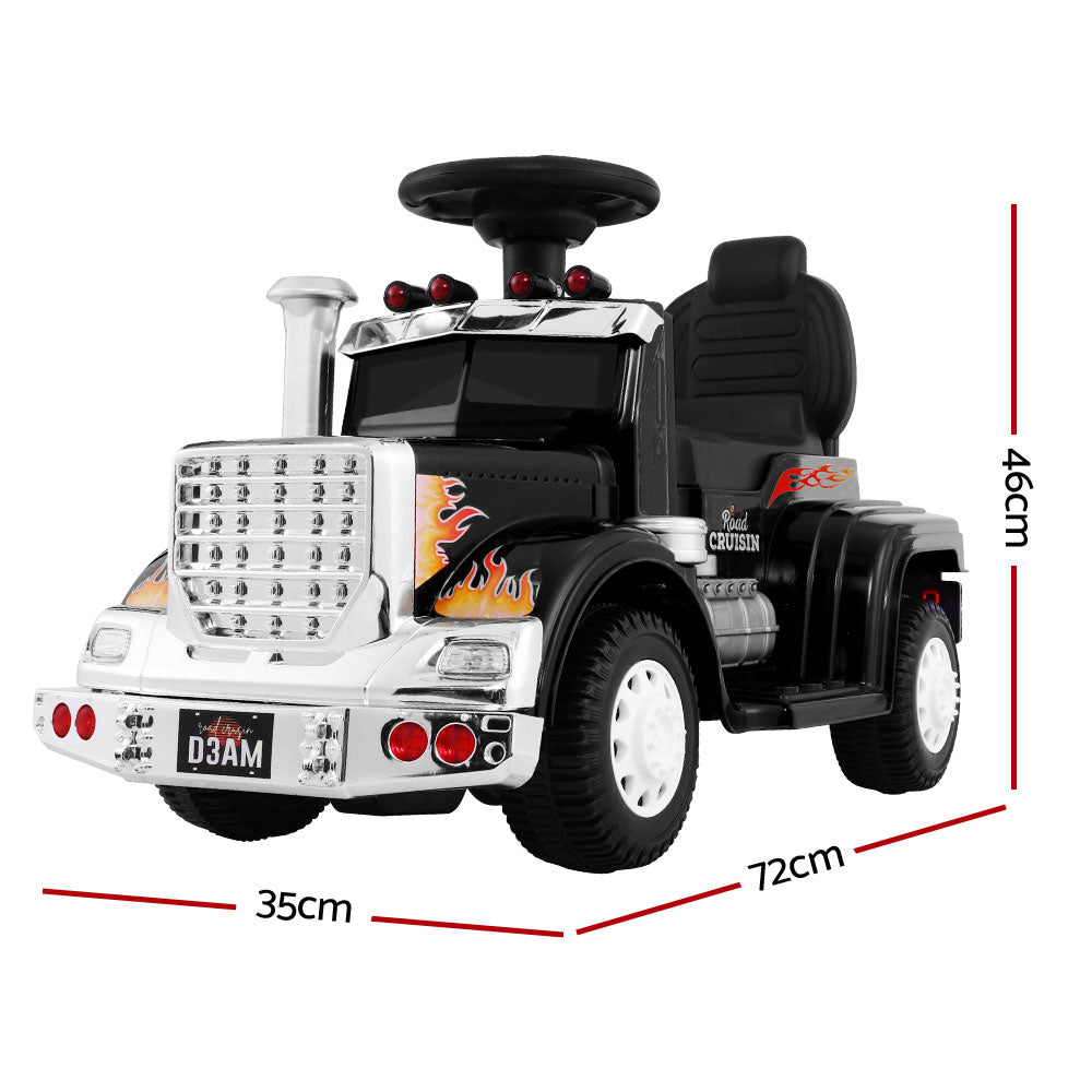 Rigo Kids Electric Ride On Car Truck Motorcycle Motorbike Toy Cars Black