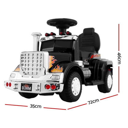 Rigo Kids Electric Ride On Car Truck Motorcycle Motorbike Toy Cars Black