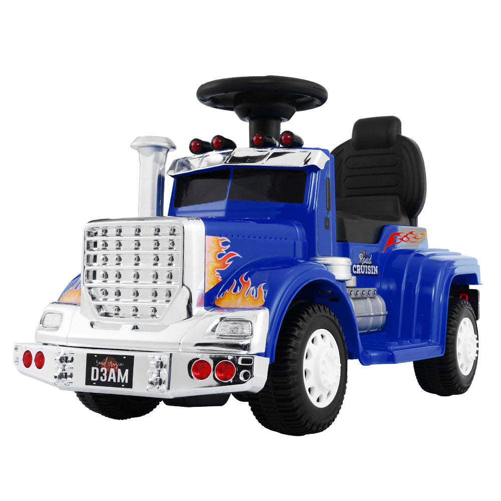 Rigo Kids Electric Ride On Car Truck Motorcycle Motorbike Toy Cars Blue