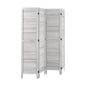 4 Panel Room Divider Timber Wooden Natural