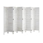 4 Panel Room Divider Timber Wooden Natural