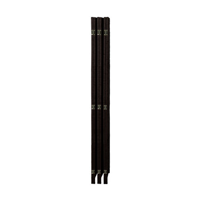 7 Panel Room Divider Privacy Screen Brown