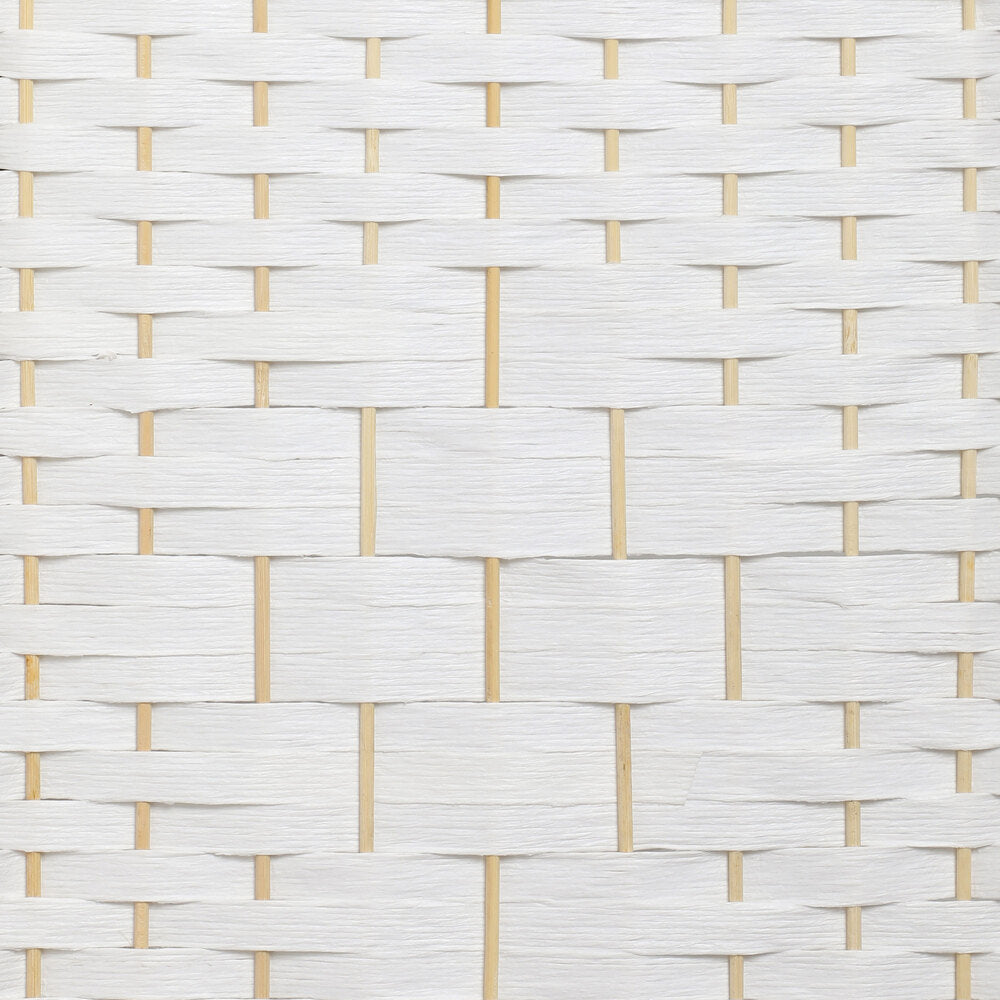 6 Panel Room Divider Privacy Screen White