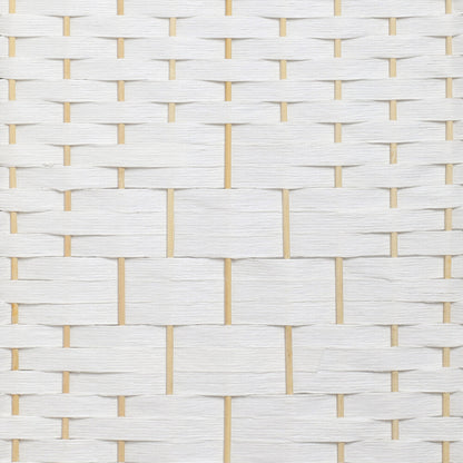 6 Panel Room Divider Privacy Screen White