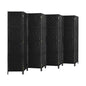 8 Panel Room Divider Privacy Screen Brown