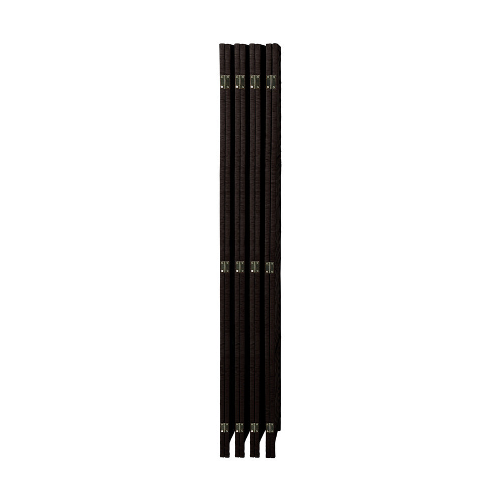 14 Panel Room Divider Privacy Screen Brown