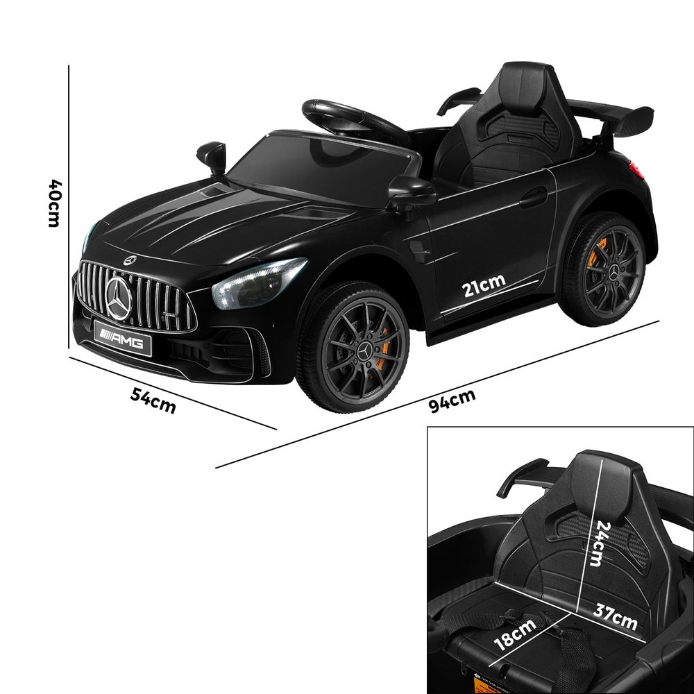 Kids Ride On Car AMG GTR Licensed Remote Electric Toy Gift 12V