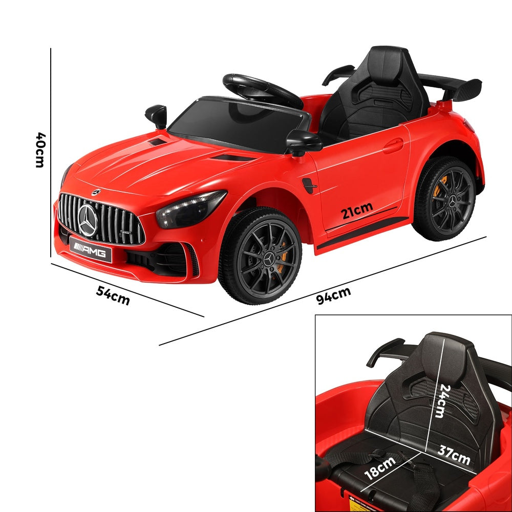 Kids Ride On Car AMG GTR Licensed Remote Electric Toy Gift 12V