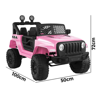 Kids Ride On Car 12V Electric Jeep Remote Vehicle Toy Cars Gift LED light