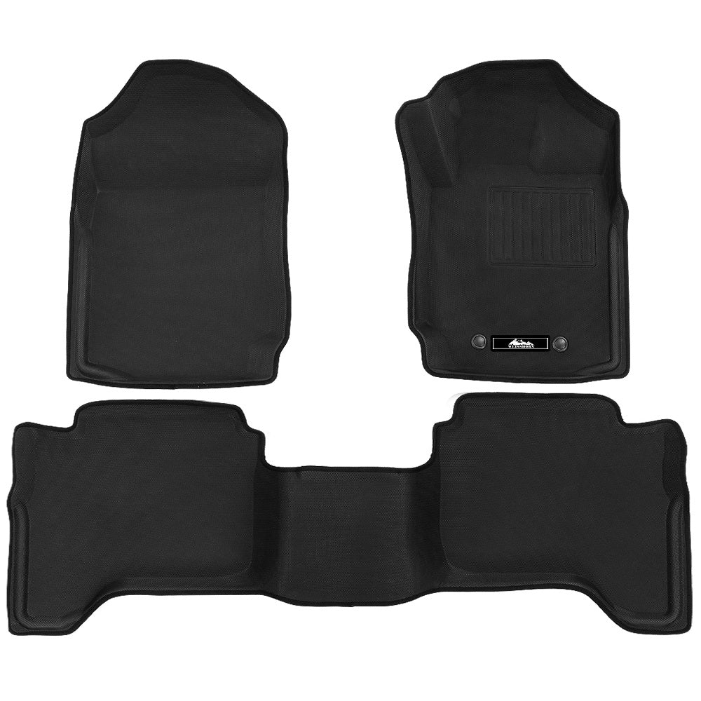 Car Floor Mats Rubber Fits Ford Ranger Px Px2 Px3 Dual Cab 2011-2022 3D