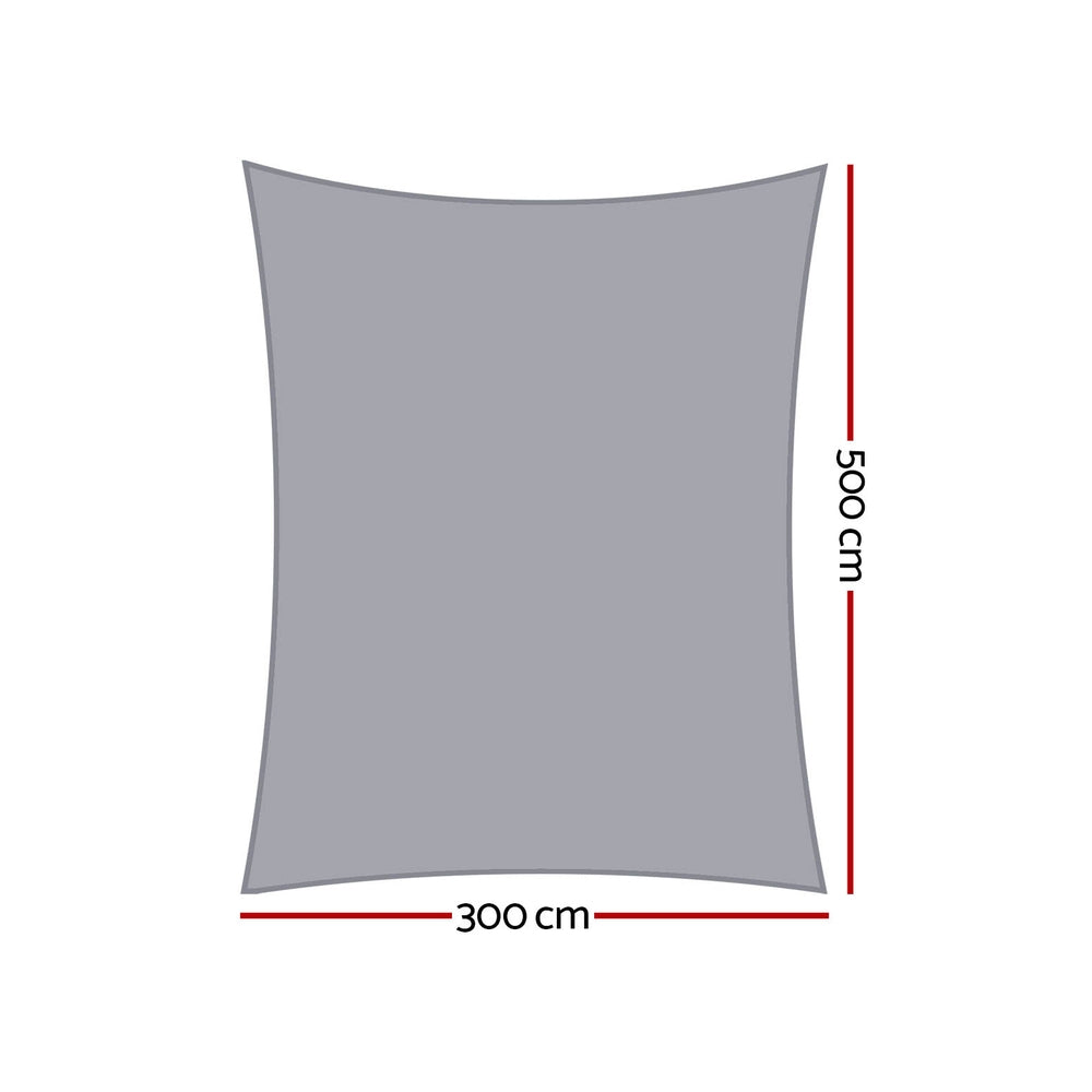 Waterproof Shade Sail Shade cloth Rectangle Canopy