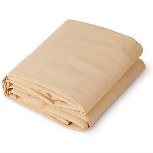 Waterproof Shade Sail 2X4M Rectangle Sand 95% Shade Cloth