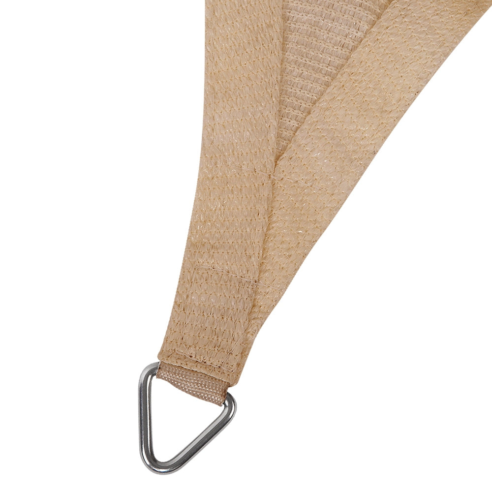 Waterproof Shade Sail 2X4M Rectangle Sand 95% Shade Cloth