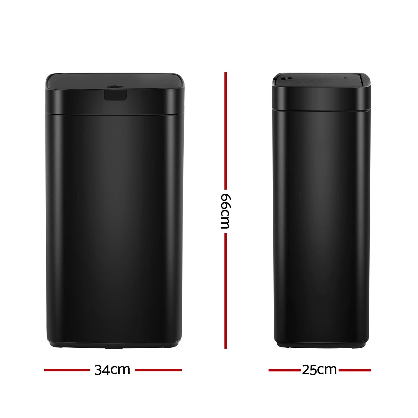 45L Motion Sensor Bin Rubbish Automatic Black