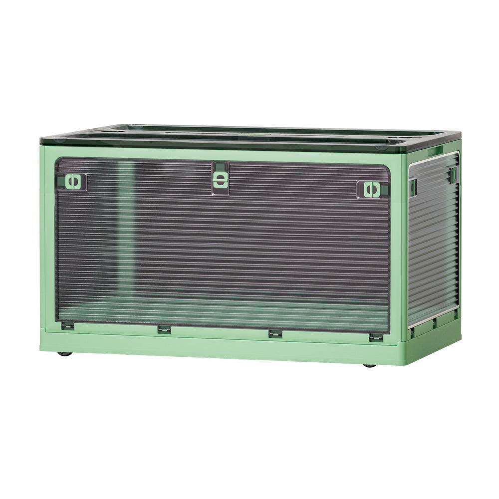 Storage Container Foldable Stackable Large 5 Sides Open