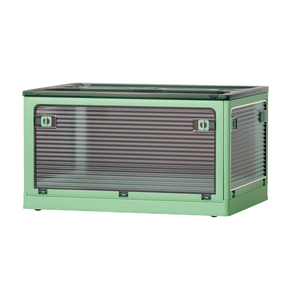 Storage Container Foldable Stackable Large 5 Sides Open