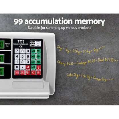Platform Scales Digital 300Kg Electronic Scale Counting Lcd
