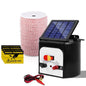 Fence Energiser 8Km Solar Powered Electric 2Km Poly Wire